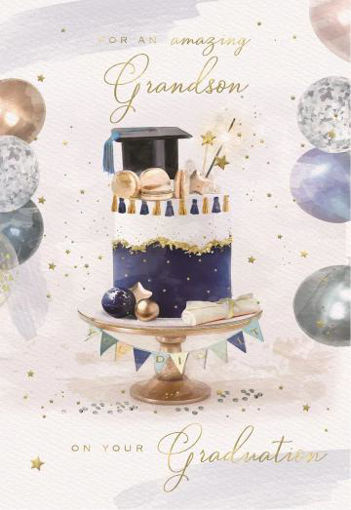 Picture of AMAZING GRANDSON GRADUATION CARD